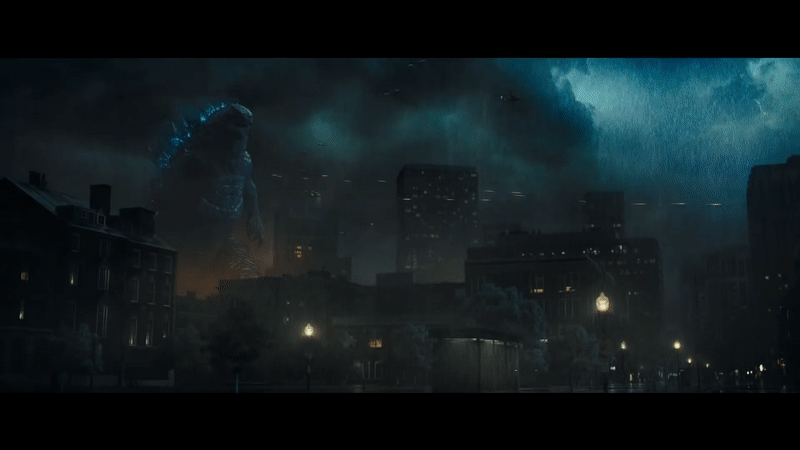 To pull off this shot, the VFX team had to make Godzilla run at 200 mph