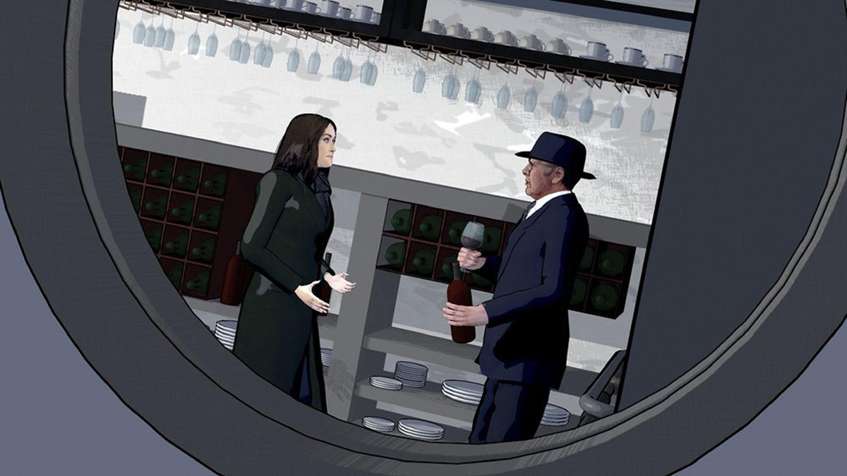 A scene from The Blacklist 