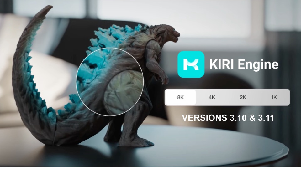 KIRI Engine Pushes Two Major Updates in One Week - befores & afters