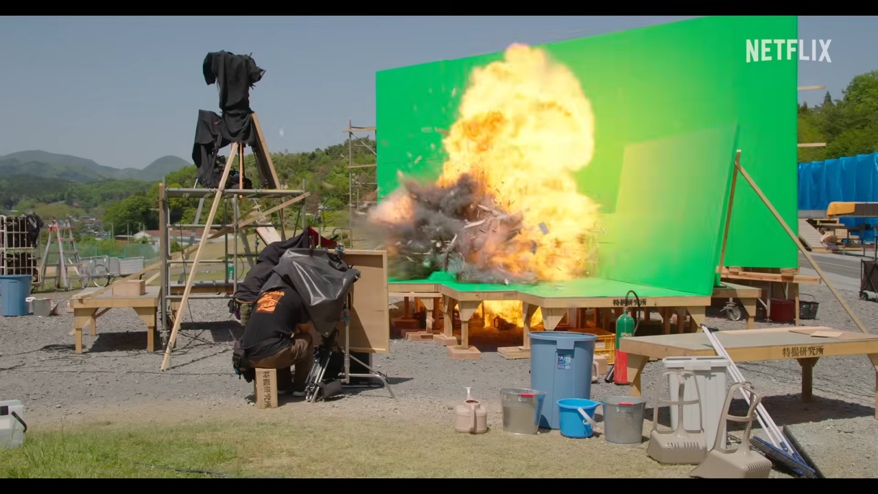 So FUN to see the miniature effects for 'Bullet Train Explosion ...