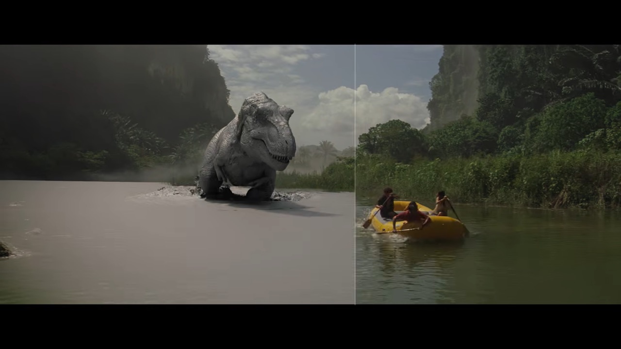 ILM's VFX breakdown for 'Jurassic World Rebirth' is here - befores & afters