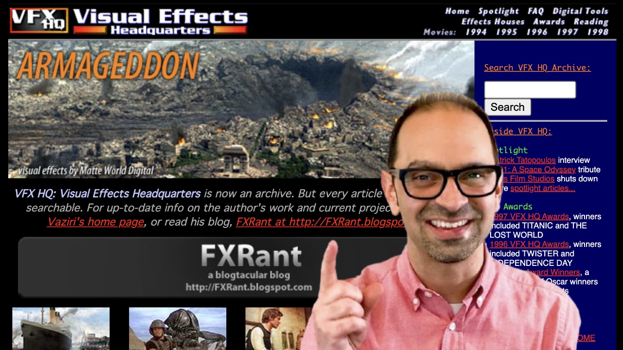 Our final ILM book podcast is with the VFX artist who changed my life: Todd Vaziri - befores & afters