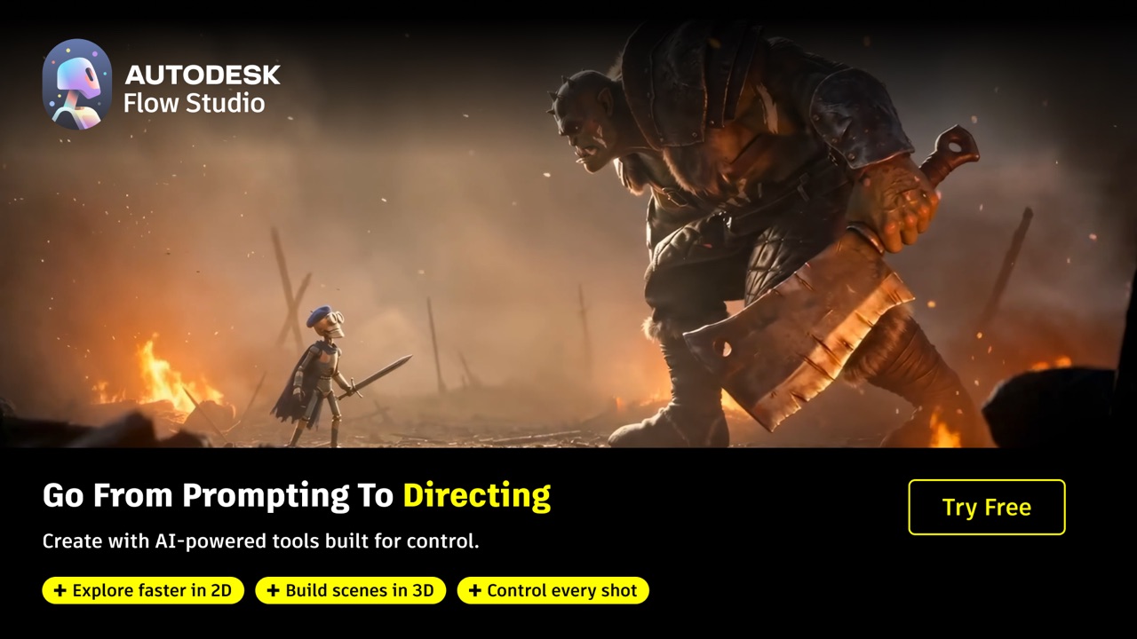 Step into the director’s seat with 3D Editor in Flow Studio